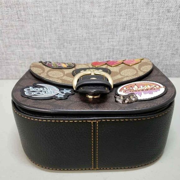 Like NEW Coach Designer Limited Edition Kleo Monogram Shoulder Bag Purse Handbag - Picture 6 of 9